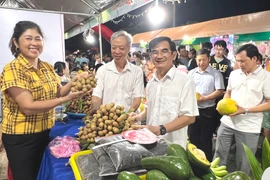 Kông Chro: 34 gian hàng tham gia hội chợ nông sản an toàn