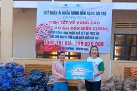 Gần 400 triệu đồng tặng quà Tết phụ nữ nghèo 2 huyện biên giới Đức Cơ, Ia Grai