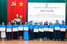 Đức Cơ biểu dương 31 tập thể, cá nhân trong cán bộ, đoàn viên, CNVC-LĐ giỏi