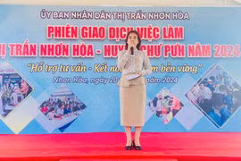 Tư vấn, giới thiệu việc làm cho hơn 100 lao động thị trấn Nhơn Hòa