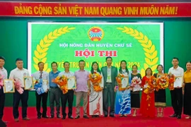 Thí sinh Thái Thị Thủy đạt giải nhất Hội thi tuyên truyền viên giỏi huyện Chư Sê