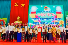 Thí sinh Tôn Nữ Ánh Kiều đạt giải nhất Hội thi tuyên truyền viên giỏi huyện Chư Păh