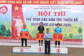 Xã Ia Dom giành giải nhất hội thi thể thao các dân tộc thiểu số huyện Đức Cơ