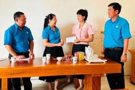 Trao 27 suất quà cho đoàn viên, người lao động mắc bệnh hiểm nghèo ở huyện Đức Cơ và TP. Pleiku