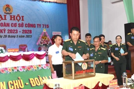 Đại hội đại biểu Công đoàn cơ cở Công ty 715 nhiệm kỳ 2023-2028