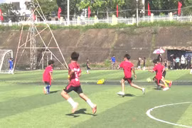 Hơn 140 cầu thủ tham gia Giải bóng đá thiếu niên-nhi đồng huyện Đức Cơ năm 2023