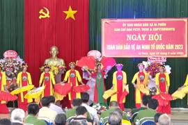 Ngày hội toàn dân bảo vệ an ninh Tổ quốc tại xã Ia Pnôn