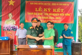 Chư Păh: Ký kết tham gia giúp “xóa hộ nghèo bền vững” giai đoạn 2023-2025