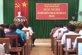 Đức Cơ: Bồi dưỡng nghiệp vụ công tác tuyên giáo cơ sở năm 2023