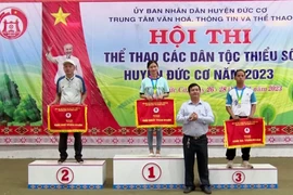 Xã Ia Dom giành giải nhất toàn đoàn hội thi thể thao các dân tộc thiểu số huyện Đức Cơ 