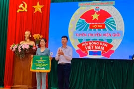 Thí sinh Trần Thị Thành đạt giải nhất Hội thi tuyên truyền viên giỏi nông dân huyện Đức Cơ