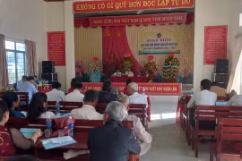 Hội Nông dân xã Bàu Cạn đại hội lần thứ V, nhiệm kỳ 2023-2028