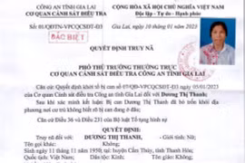 Công an tỉnh Gia Lai truy nã đối tượng lạm dụng tín nhiệm chiếm đoạt tài sản