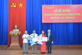 Gia Lai: 54 học viên nhận bằng tốt nghiệp cao cấp lý luận chính trị 