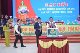 Ông Y Djit tái cử Chủ tịch Hội Nông dân huyện Đak Đoa nhiệm kỳ 2023-2028 