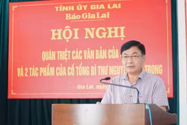 Đảng ủy Báo Gia Lai:Quán triệt các văn bản của Đảng và 2 tác phẩm của cố Tổng Bí thư Nguyễn Phú Trọng