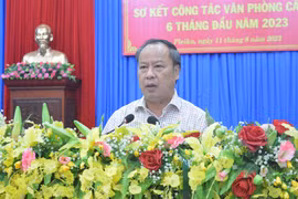 Văn phòng cấp ủy cần chủ động hơn nữa trong đề xuất, tham mưu với tinh thần “đúng vai, thuộc bài” 