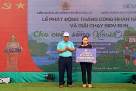 Đức Cơ: Hơn 300 vận động viên tham gia “Giải chạy BIDV Run-Cho cuộc sống xanh"