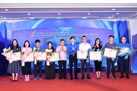 Báo Gia Lai đạt giải C toàn quốc viết về công tác Đoàn và phong trào thanh thiếu nhi 