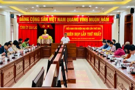 Tiểu ban Văn kiện Đại hội đại biểu Đảng bộ tỉnh Gia Lai lần thứ XVII họp phiên thứ nhất