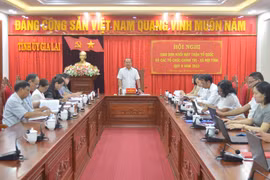 Phó Bí thư Tỉnh ủy Rah Lan Chung: MTTQ và tổ chức chính trị-xã hội các cấp tiếp tục hướng mạnh hoạt động về cơ sở