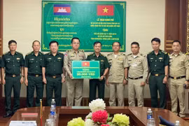 Bộ đội Biên phòng Gia Lai hội đàm với lực lượng bảo vệ biên giới tỉnh Ratanakiri 