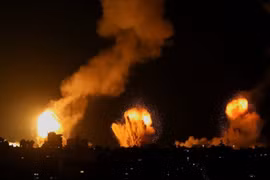 Israel không kích dải Gaza, căng thẳng leo thang giữa Palestine và Ten Avip