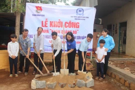 Pleiku: Xây nhà “Khăn quàng đỏ” tặng học sinh nghèo xã Tân Sơn