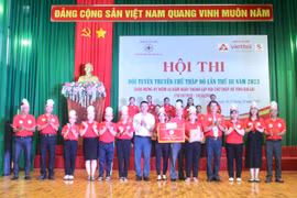 Mang Yang giành giải nhất toàn đoàn Hội thi Đội tuyên truyền chữ thập đỏ