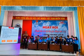 Gia Lai: Hơn 300 đoàn viên, thanh niên tham gia ngày hội “Thanh niên với văn hóa giao thông”