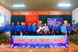 Đại hội điểm Hội Liên hiệp Thanh niên Việt Nam xã Kon Gang thành công tốt đẹp