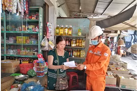 hướng dẫn người dân sử dụng điện tiết kiệm, an toàn. Ảnh H.D