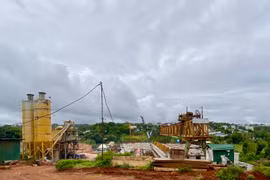 Gia Lai đang đẩy nhanh tiến độ thực hiện các dự án đầu tư công để tạo cơ sở cho phát triển kinh tế-xã hội của tỉnh. Ảnh Hà Duy