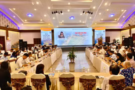 Quang cảnh hội nghị kết nối giao thương giữa nhà cung cấp khu vực Tây Nguyên với các doanh nghiệp xuất khẩu và tổ chức xúc tiến thương mại năm 2024. Ảnh Hà Duy