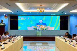 Thủ tướng Phạm Minh Chính phát biểu chúc mừng đội ngũ doanh nhân nhân Ngày Doanh nhân Việt Nam (13-10). Ảnh Hà Duy