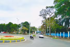 Một góc "xanh" của thành phố Pleiku. Ảnh: Hà Duy