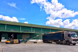 Nhà máy chế biến cà phê Acom của Công ty TNHH Thương phẩm Atlantic Việt Nam. Ảnh: Hà Duy.