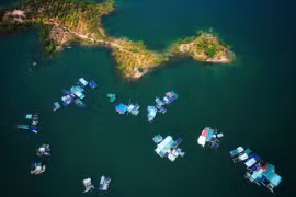 Khám phá cảnh đẹp khu vực lòng hồ thủy điện Sê San