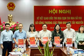 Cụm thi đua Sở Công thương các tỉnh khu vực Tây Nguyên ký kết giao ước thi đua 