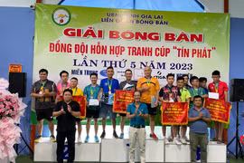 Đà Nẵng vô địch giải Bóng bàn đồng đội hỗn hợp tranh Cúp Tín Phát