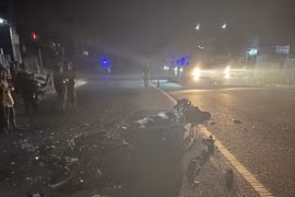 2 người chết do tai nạn xe máy trên quốc lộ 19