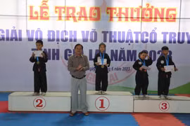 Giải Vô địch Võ thuật cổ truyền tỉnh Gia Lai năm 2023: Trao 18 bộ huy chương cho các võ sĩ xuất sắc