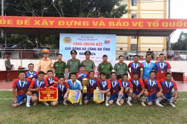 Công an huyện Đức Cơ vô địch Giải Bóng đá Công an tỉnh Gia Lai