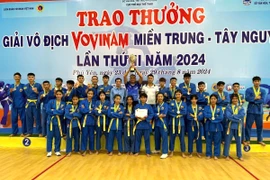 Gia Lai giành 4 huy chương vàng ở Giải Vô địch Vovinam miền Trung-Tây Nguyên