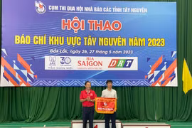 Kon Tum giành ngôi nhất toàn đoàn Hội thao báo chí khu vực Tây Nguyên năm 2023