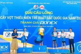 Tay vợt trẻ Gia Lai giành huy chương bạc Giải Cầu lông thiếu niên trẻ xuất sắc quốc gia