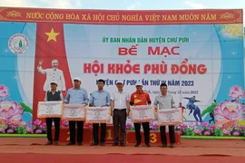 Trường THCS Dân tộc nội trú và Tiểu học Nguyễn Viết Xuân giành giải nhất Hội khỏe Phù đổng huyện Chư Pưh