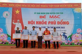 Trường THCS Dân tộc nội trú và Tiểu học Nguyễn Viết Xuân giành giải nhất Hội khỏe Phù đổng huyện Chư Pưh