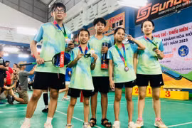 Gia Lai giành 2 huy chương vàng ở Giải Cầu lông trẻ-Thiếu niên-Nhi đồng tỉnh Khánh Hòa mở rộng