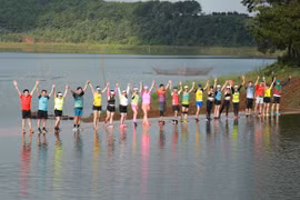 Gần 200 runner chạy thử cung đường của Gia Lai City Trail 2023